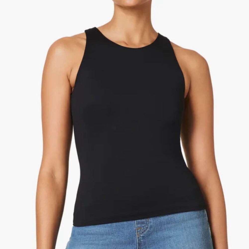 Spanx smoothing jersey race back tank.  NWT. Size M.